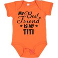 thumbnail image 3 of Inktastic My Best Friend is My Titi with Hearts Boys or Girls Baby Bodysuit, 3 of 5