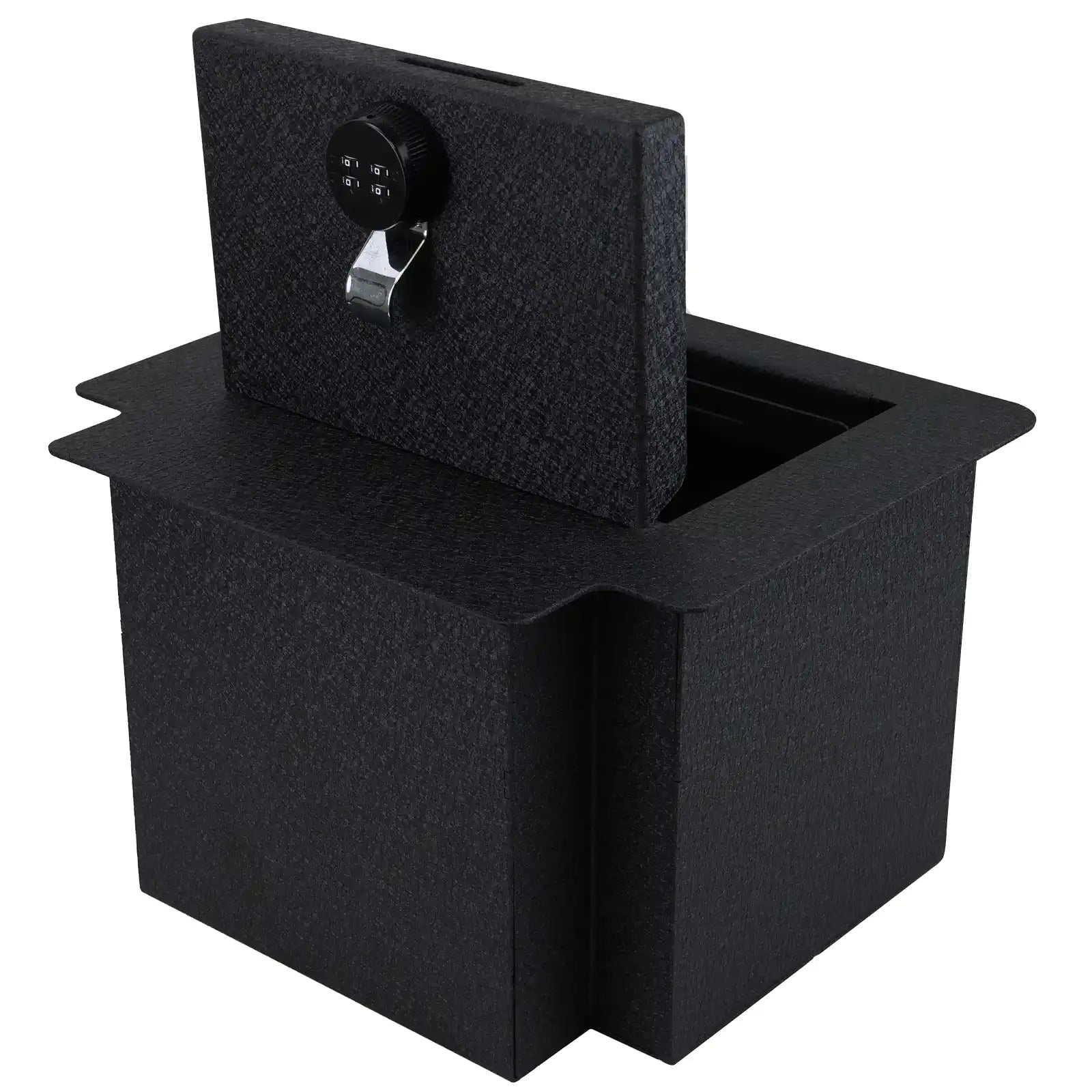 Center Console Safe Gun Safe, WASAI Premium Console Gun Vault Lockbox Compatible with Chevrolet Suburban, Tahoe & GMC Yukon 2021-2024. NOT Fit Electronic Sliding Console, 4-Digit Combination Lock.