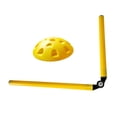 thumbnail image 2 of Almencla Football Agility Training Poles Speed and Agility Training Equipment Folding Soccer Agility Pole Set for Competition Practice 2 Section with Base, 2 of 8