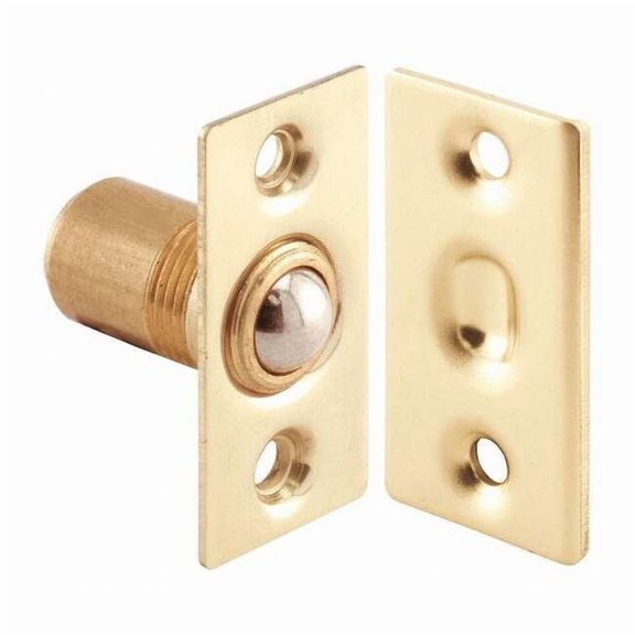 Prime-Line Products N 7285 Closet Door Small Ball Catch with Strike, 1-1/2-Inch, Solid Brass