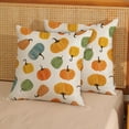 thumbnail image 4 of Fall Pillow Covers 18x18 Watercolor Colorful Pumpkin Print Decor Throw Pillows Case for Couch Autumn Harvest Thanksgiving Farmhouse Indoor Outdoor Decorative Cushion Cases for Sofa Bed Set of 2, 4 of 6