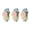 Champagne, variant on Yihuala 3Pcs Bridal Headpieces Bridal Flower Hairpins Bridesmaids Barrettes Artificial Flower Hair Side Combs Slide Hair Clips