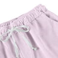 thumbnail image 6 of Mens Corduroy Pants Lightweight Elastic Casual Waist Drawstring Pants Straight Baggy Pants with Pockets Purple 3XL, 6 of 6
