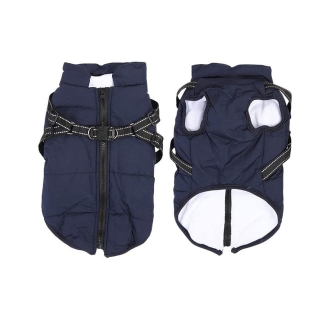 Chaqueta para perros Chaleco de invierno Chaquetas Abrigo para perros Suéter para perros Traje de esquí para mascotas Sin mangas Algodón acolchado