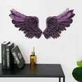 thumbnail image 3 of Halloween Features Purple Black Wings Wall Sticker Wall Decor Sticker Beautify Decorative Sticker (Size:22.4*57cm), 3 of 6