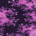 thumbnail image 1 of Ahgly Company Machine Washable Indoor Square Transitional Dark Orchid Purple Area Rugs, 5' Square, 1 of 7