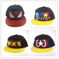 thumbnail image 3 of Nuevo gorro de Spiderman estilo hip hop con diseño de rompecabezas de píxeles de borde plano para niños, gorro con patrón maxi, 3 of 4
