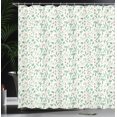 thumbnail image 3 of Ambesonne Rural Shower Curtain, Vietnamese People in Farm, 69"Wx84"L, Seafoam Rose Ivory, 3 of 4