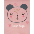 thumbnail image 6 of Gerber Baby Girls Lap Shoulder Gowns with Mitten Cuffs, 4-Pack, Preemie-0/6M, 6 of 7