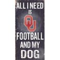 thumbnail image 1 of Fan Creations C0640 University Of Oklahoma Football And My Dog Sign, 1 of 1