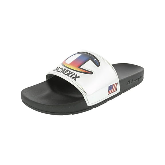 Champion Ipo Metallic Silver Slip-On Shoes - 9M / 7M