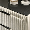 thumbnail image 2 of Fabric and Metal Construction - Two Drawer Storage - Bedroom Use - Provide Functional Storage, 2 of 2