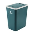 thumbnail image 2 of GFHFHITJ Garbage&nbsp;Can,Bathroom Trash Can With Lid Garbage Can With Press Lid Plastic Wastebasket With Popup Lid For Toilet Office Bedroom Living Room, 2 of 7