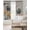 Gray, variant on Spring Tulips Flower Black Out Curtains 72 Inch Long, Light Blocking Drapes with Black Liner, Vintage Floral Barn Doors Rustic Beige Thermal Blackout Curtains for Bedroom Living Room 52"x72" 2 Panels