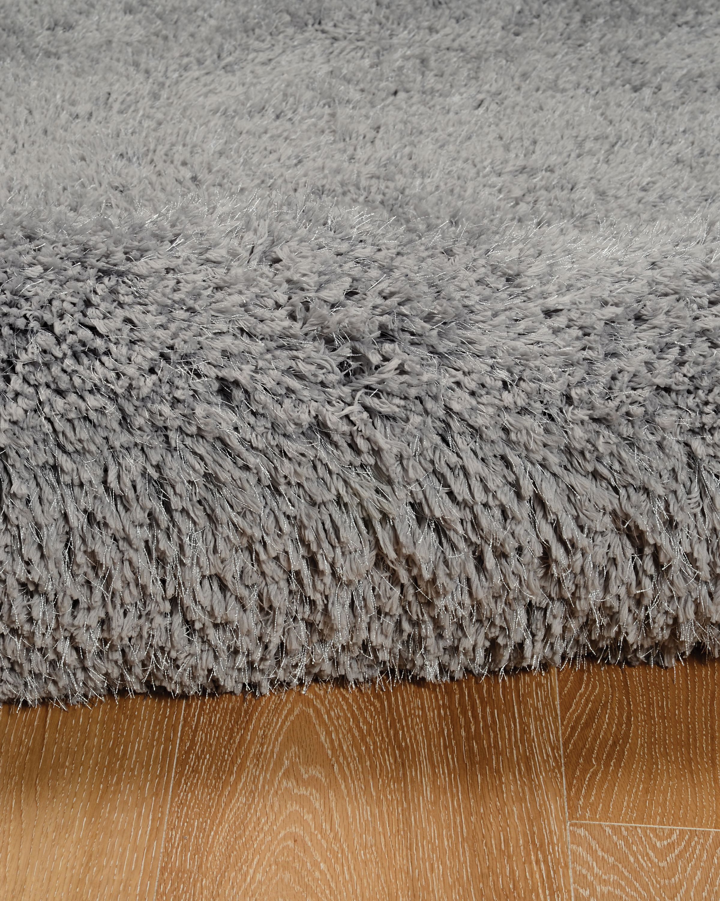 Linon Home Décor Pastel Shaggy Area Rug Collection, Gray, 2' x 3'