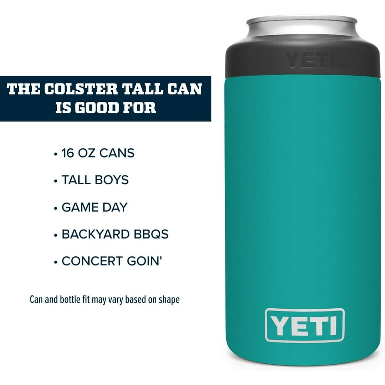 Highwell Rambler 16 oz. Colster Tall Can Insulator for Tallboys & 16 oz.  Cans, Bimini Pink 