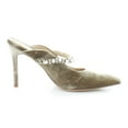 thumbnail image 3 of Sam Edelman Women's Hyland Mule Pumps Mushroom Velvet 9M, 3 of 8