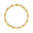 thumbnail image 2 of 14k Yellow Gold Polished Twisted Band Size 7 Ring for Women and Men - 3.1 Grams, 2 of 2