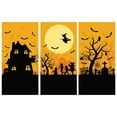 thumbnail image 2 of Classic Halloween Backdrop Banner, Party Decor, 3 Pieces, 2 of 2
