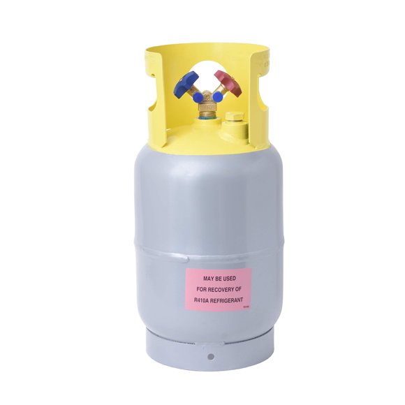 Cilindro de recuperación de refrigerante Flame King de 30 lb y 400 PSI