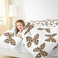 thumbnail image 4 of Feelyou Fashion Butterfly Twin Comforter Sets, Modern Leopard Print Bedding Set, 2pcs, 4 of 8