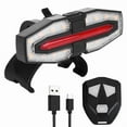 thumbnail image 2 of Electric Scooter Turning Signal Tail Light USB Rechargable with Remote Control Signal Light LED, 2 of 6