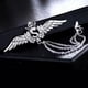 thumbnail image 4 of Broche Pin Sunnimix Cadena Cristal para Traje Camisa Hombre Plata, 4 of 8