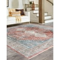 thumbnail image 2 of Rugs.com Newport Collection Rug – 10' 2 Square Red Medium Rug Perfect For Living Rooms, Kitchens, Entryways, 2 of 8