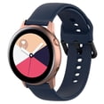 thumbnail image 2 of Correa de pulsera de silicona para Samsung Galaxy Watch Active R500 S (Azul oscuro) Likrtyny Para estrenar, 2 of 5