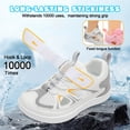 thumbnail image 6 of Barerun Toddler Sandals for Girls Boys Quicky Dry Non Slip,Wide,Breathable,Closed Toe White,7 Toddler, 6 of 9