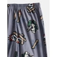thumbnail image 3 of Wonder Nation Boys Short Sleeve Graphic Tee and Wide Leg Pants Sleep Set, 2-Piece, Sizes 4-18, 3 of 3