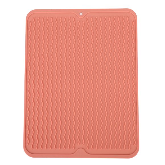 Estera para escurridor de platos, estera para secar platos, estera de secado suave, almohadilla para secar platos, diseño aerodinámico Jadeshay A