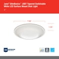 thumbnail image 6 of Juno Lighting JSBT 4IN SWW2 90CRI WL MW M6 Contractor Select Jsbt 7" Wide Switchable Cct, 6 of 7