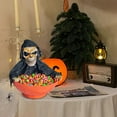 thumbnail image 2 of Halloween Motion Sensor Decorative Fruit Plate with Sound and Light for Party Trick Props Scary Animated Bowl, 2 of 3