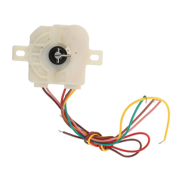 Perilla de repuesto para temporizador de lavadora semiautomática de doble tina (temporizador de 180°, orificio largo de 7,3 cm)