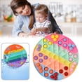 thumbnail image 1 of Juguete Sensorial De Burbujas De Empuje Con Cuentas, Tablero De Ajedrez Colorido, Juguetes De Descompresión De Silicona, Regalo Para Amigos Methold FN006950-01, 1 of 6