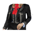 thumbnail image 2 of Traje de charro para mujer REV Traje de charro negro de mujer, 2 of 2