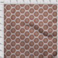 thumbnail image 4 of oneOone Velvet Brown2 Fabric Asian Block Fabric For Sewing Printed Craft Fabric By The Yard 58 Inch Wide, 4 of 4