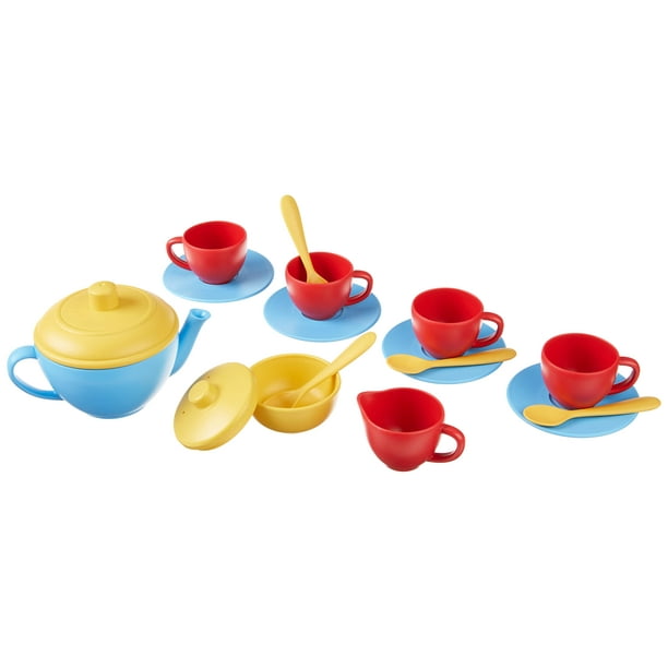 Set de té azul Pretend Play Toy Green Toys