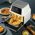 thumbnail image 4 of Costway 19 QT Multi-functional Air Fryer Oven Dehydrator Rotisserie w/Accessories White, 4 of 12