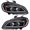 Black LED, variant on Leavan Chrome Headlight Assembly Passenger Side (Right) for 2004-2013 Freightliner M2