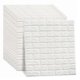 thumbnail image 2 of 3D Wallpaper Self Adhesive Waterproof Cuttable Odorless Faux Brick Wall Panel for Living Room Bedroom White 10pcs, 2 of 5