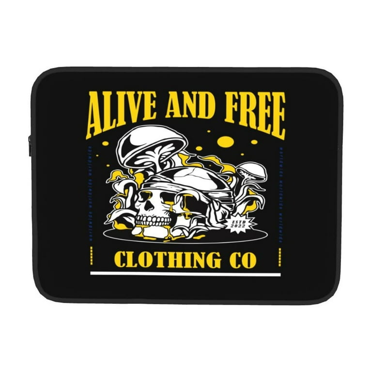 Skull Retro Aesthetic 13 inch Portable Laptop Sleeve Compatible