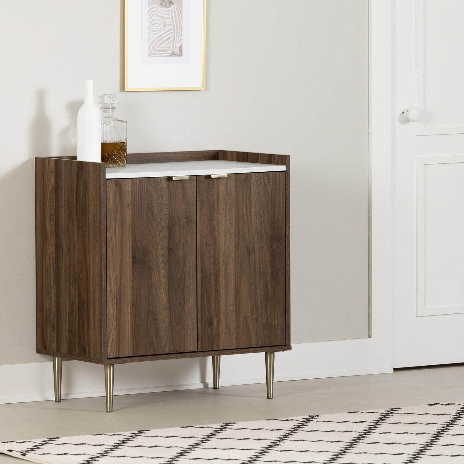 2-Door Storage Cabinet from the collection Hype South Shore