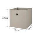 Mainstays Collapsible Fabric Cube Storage Bins (10.5" x 10.5"), 4 Pack