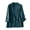 Army Green, variant on Womens Spring And Linen Long-Sleeved Double-Pocket Cardigan With Buttons Thin Blazer