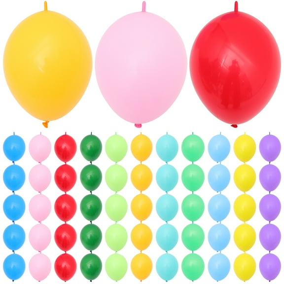 100 Pcs Tail Balloon Wedding Decorations Party Scene Balloons Decorative Balloons Latex Balloons Party Balloons