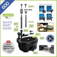 thumbnail image 4 of Pennington Aquagarden, Inpond 5 in 1 Pond & Water Pump, Filter, UV Clarifier, LED Spotlight and Fountain, All in One solution for a Clean, Clear, and Beautiful pond, for Ponds up to 600 Gallons, 4 of 5