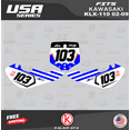 thumbnail image 4 of Kalair GFX Graphics Kit for Kawasaki KLX110 (2002-2009) Usa Series, 4 of 5