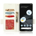 thumbnail image 2 of Elehold PU Leather Wallet Case for Google Pixel 7, Soft Lychee Pattern PU Leather and TPU Flip Cover with  Shockproof Kickstand Card Slots Holder Magnetic Drop Resistant Phone Case,White, 2 of 5